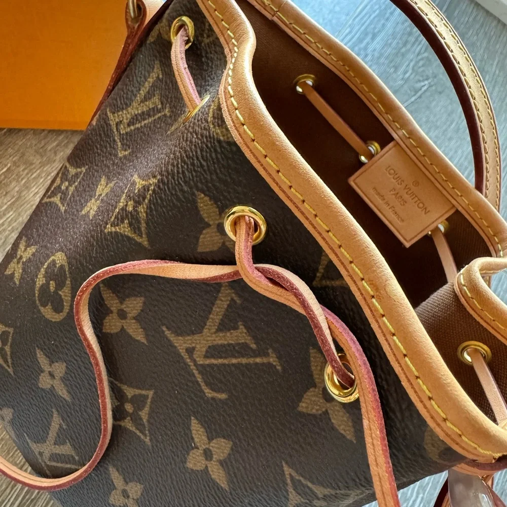 Louis Vuitton 100% authentic Monogram Nano Noe Bag M41346 - Picture 4 of 15